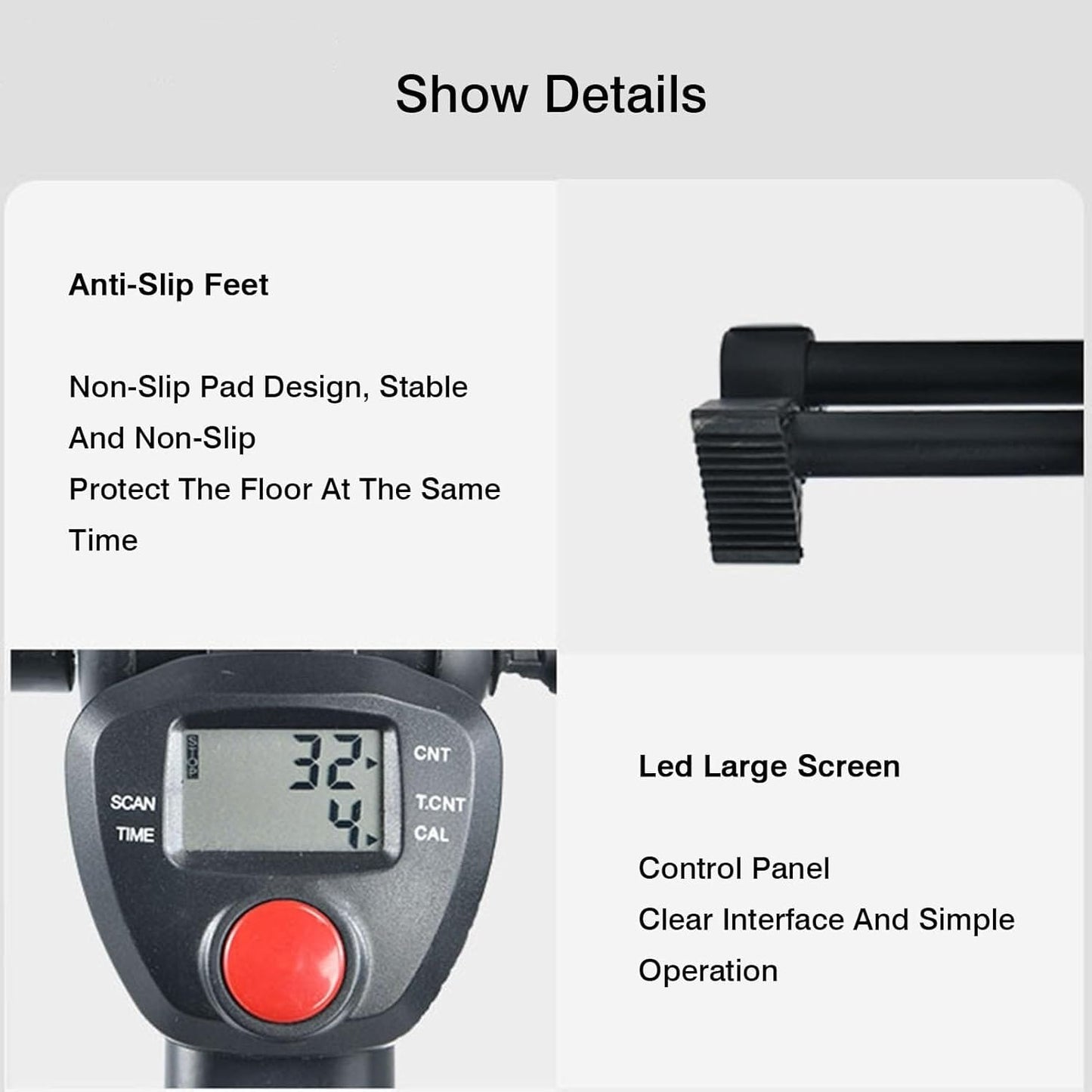 Fitness Mini Bike Pedal Stepper Exercise