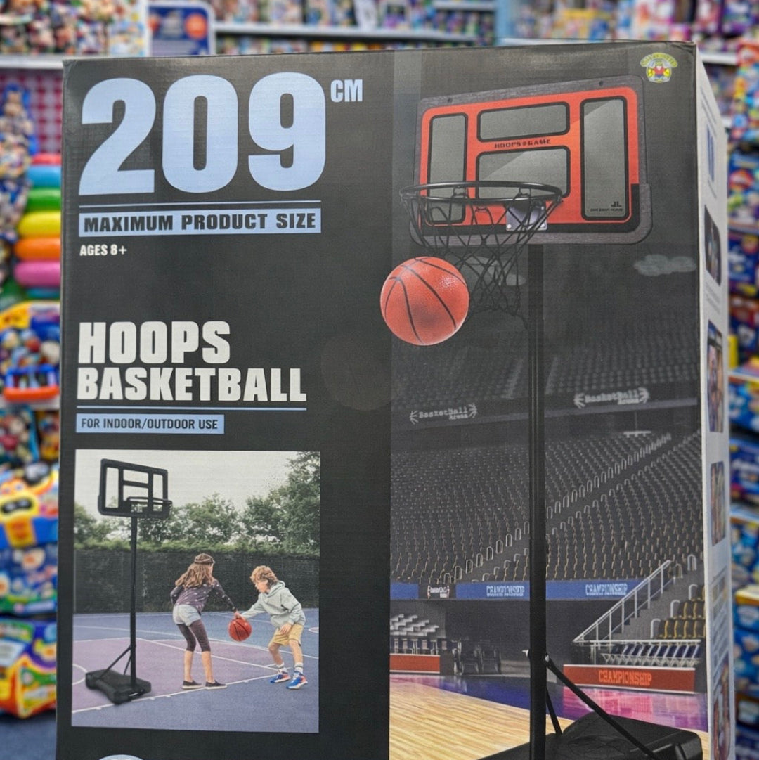 Hoops Basketball adjustable from 156cm to 209cm