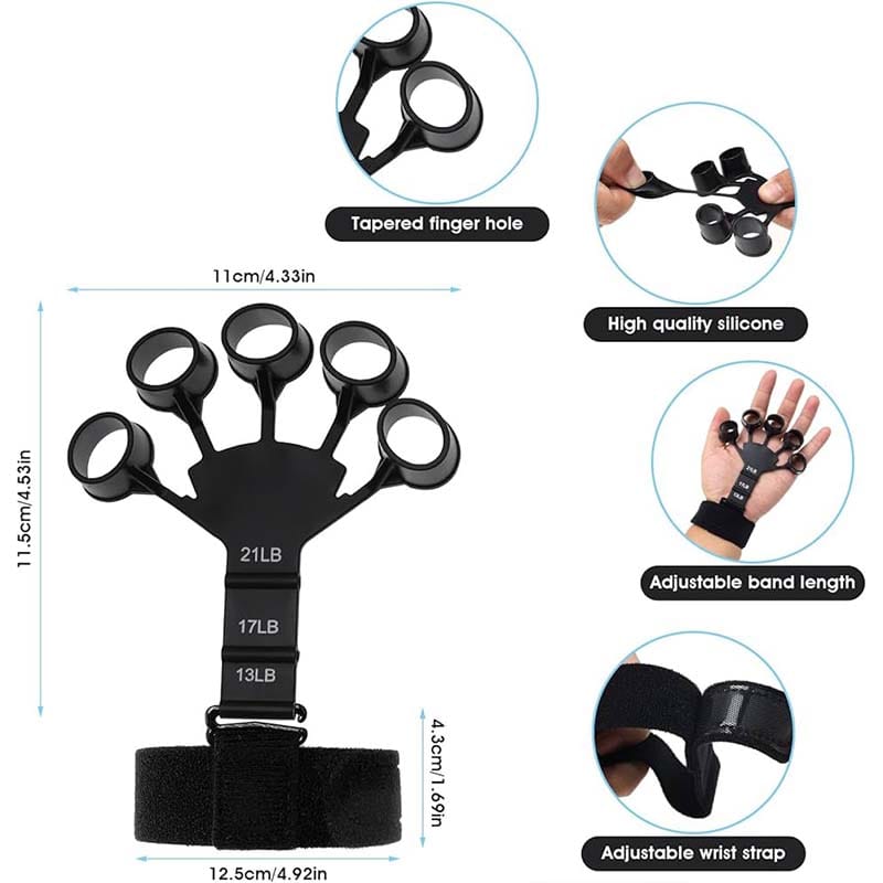 Finger Gripper Exerciser Hand Strengthener