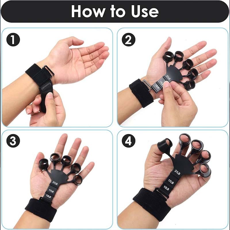 Finger Gripper Exerciser Hand Strengthener