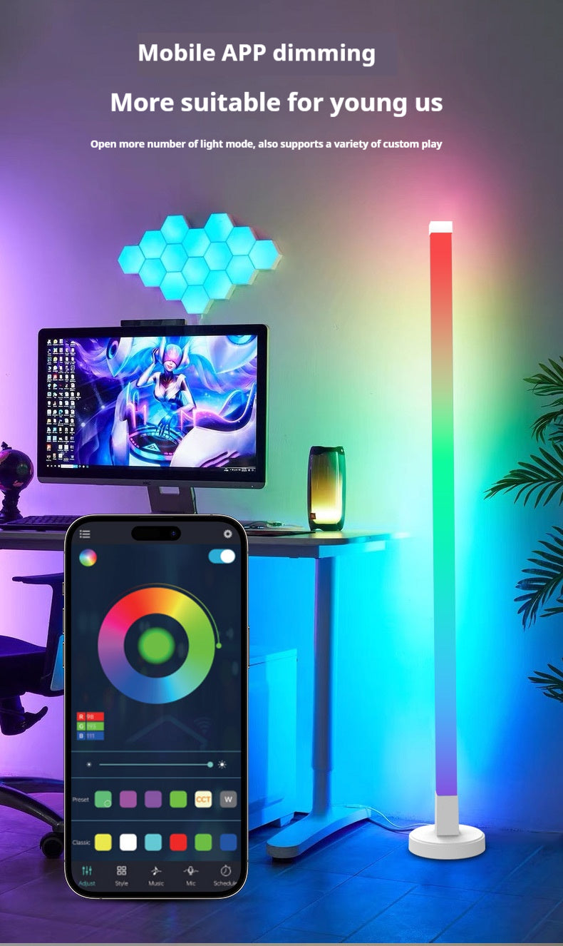 RGB LED Floor Lamp Remote APP Control
