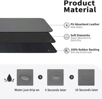 Dish Drying Mats Pads 30*50cm
