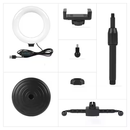 6-Inch Mini Ring Light Portable