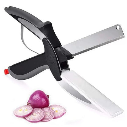 Smart Stainless Steel Kitchen Scissor Cutter for Vegetables and Fruit