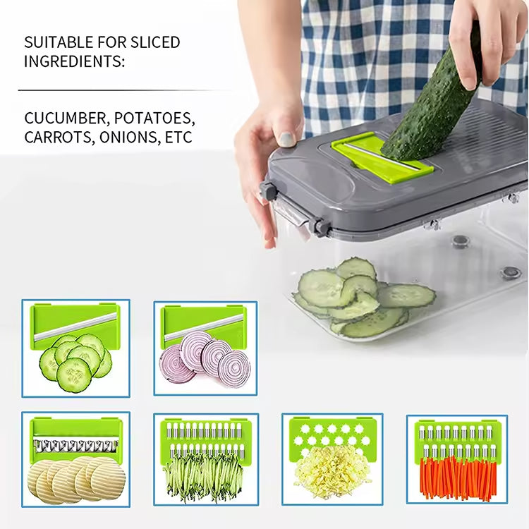 Manual Vegetable Chopper Slicer