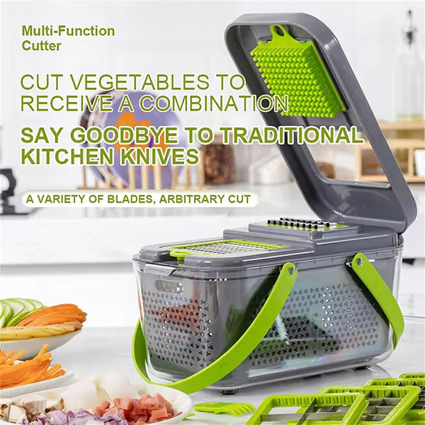 Manual Vegetable Chopper Slicer