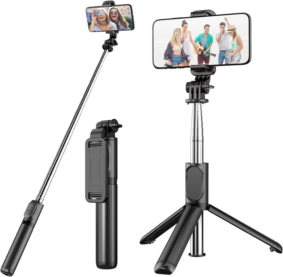selfie stick tripod with remote