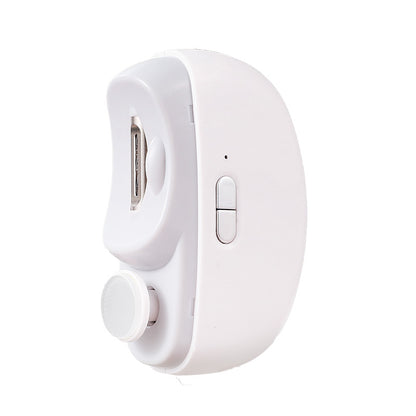 USB charging electric nail trimmer and polisher with Led Light