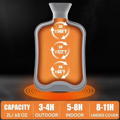 2L Hot Water Bottle Rubber