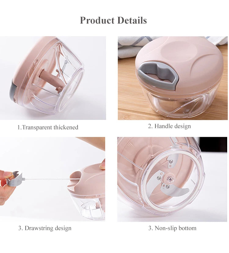 Mini Pull String Food Processor