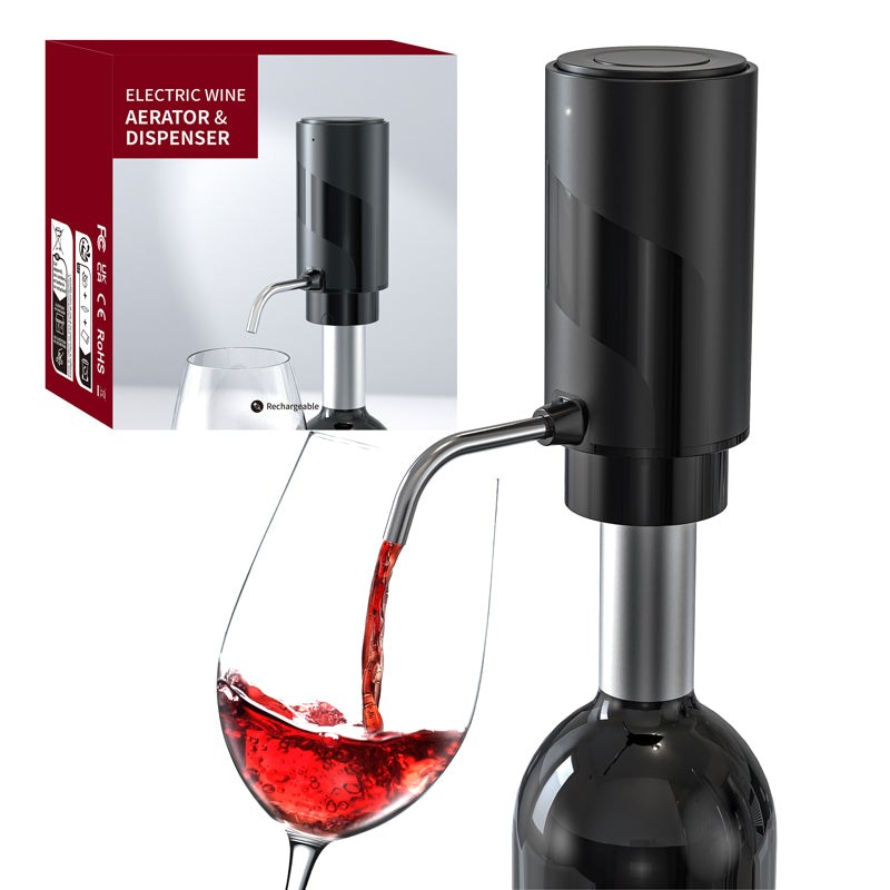 Wine rechargeable electric dispenser
