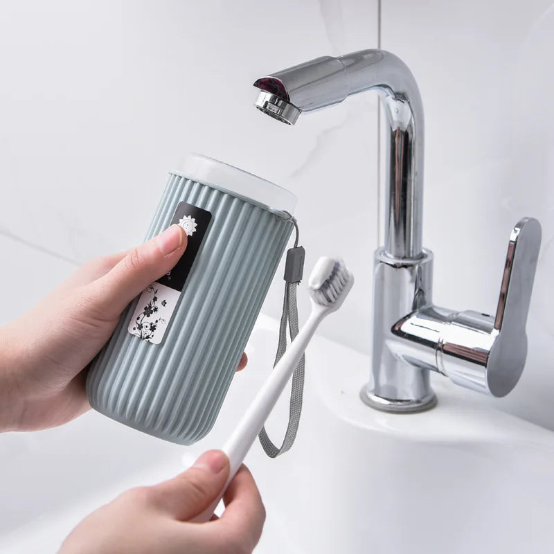 Cup Portable Toothpaste Toothbrush