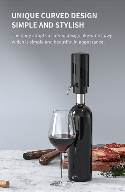 Wine rechargeable electric dispenser