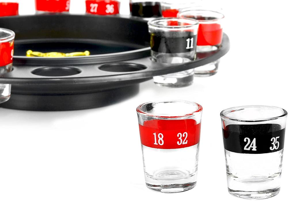Shot Glass Roulette 16 pcs