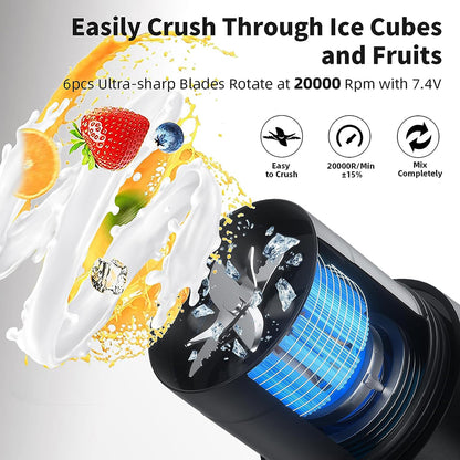 Blender Cup Bottle USB Rechargeable 470ml