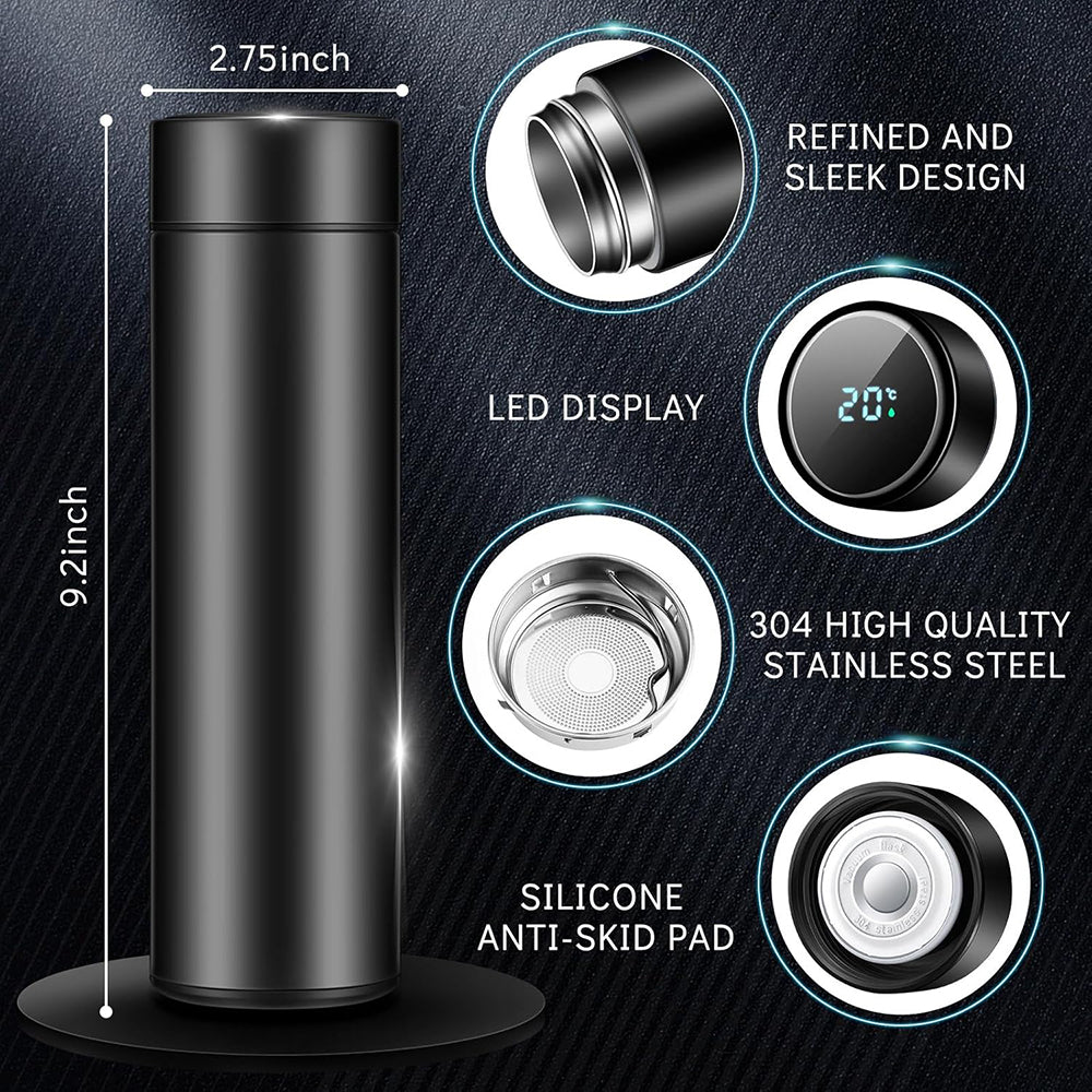 stainless steel smart mug for coffee