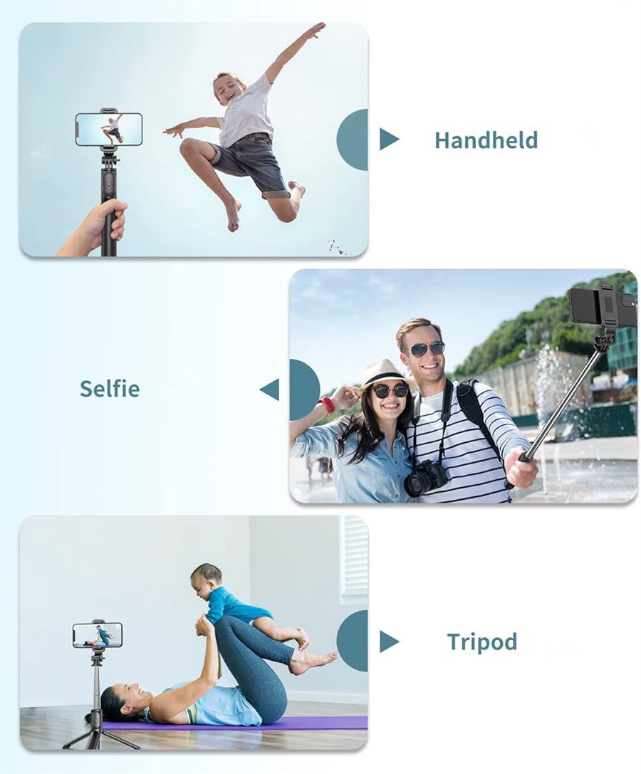 selfie stick tripod with remote