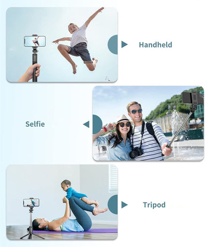 selfie stick tripod with remote