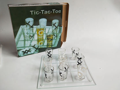 Shot Glass TIC TAC TOE Drinking Game Set