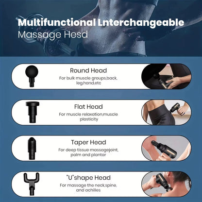 Mini rechargeable massage gun 6 speed