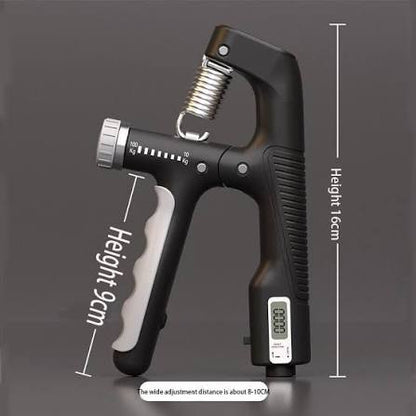 Electronic counter hand grip from 10 to 100kg