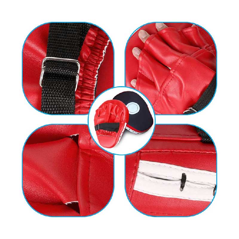 Boxing Mitts Red and Black