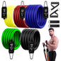 Premium Fitness Pull Rope Resistance Bands Set 150 LBS / 11 PCS