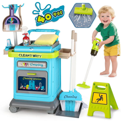 Clean trolley 40 pcs toys