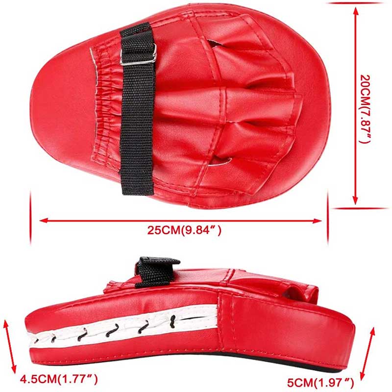 Boxing Mitts Red and Black